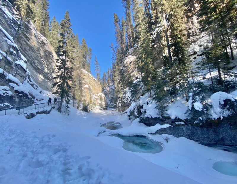 Johnston Canyon, Alberta, Canada. Image © PlanetSKI